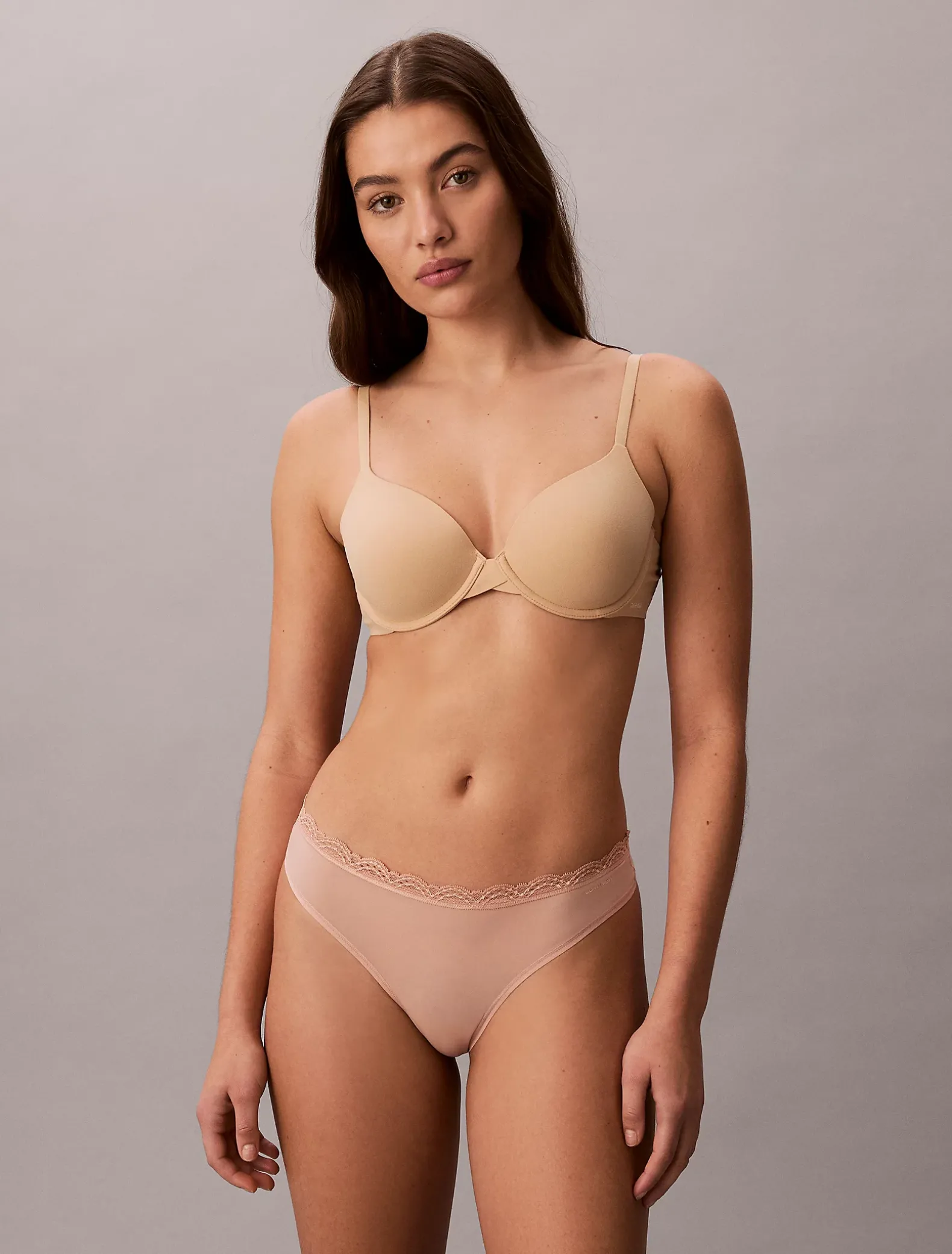 String met lage taille - Microfibre Stretch With Lace