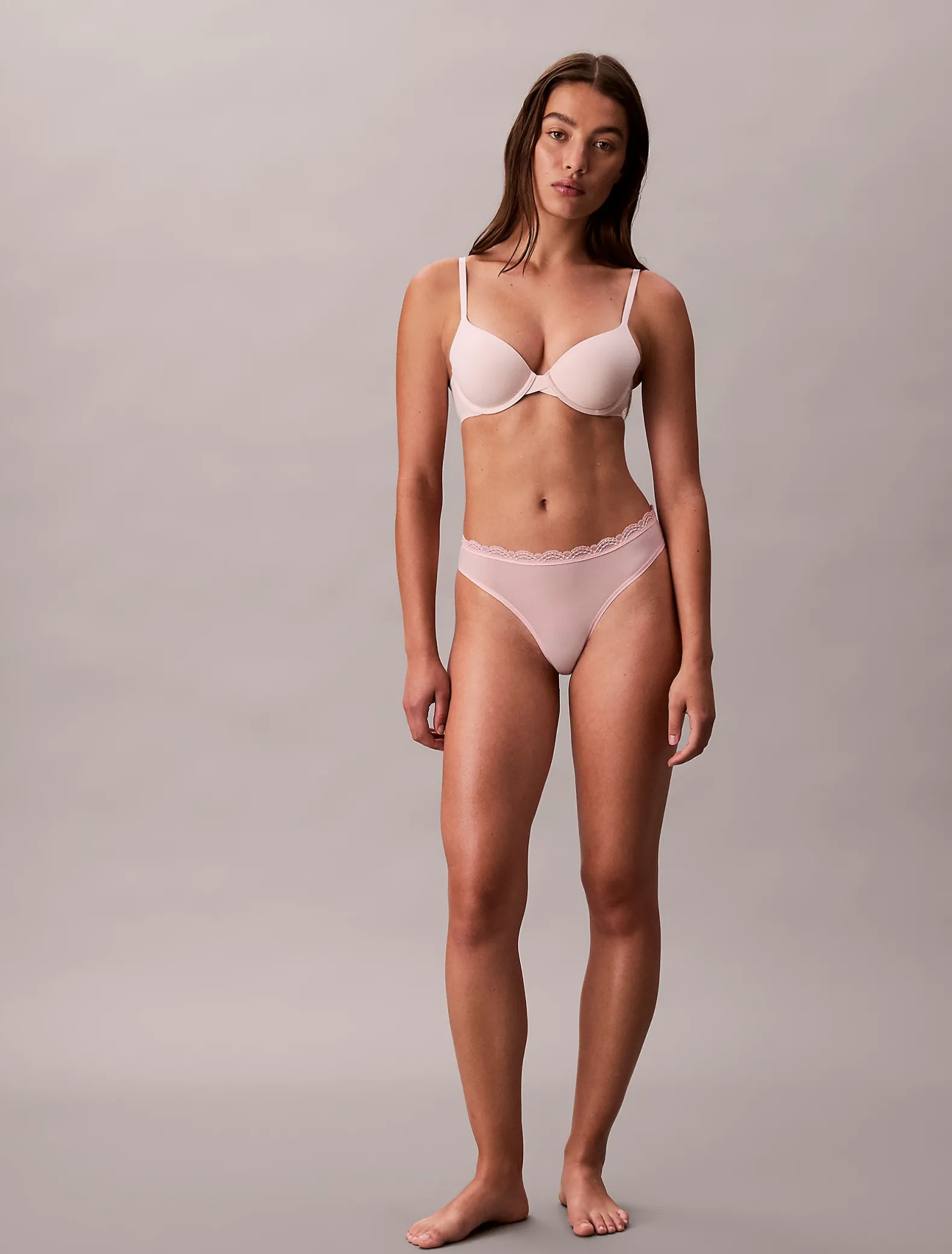 String met lage taille - Microfibre Stretch With Lace