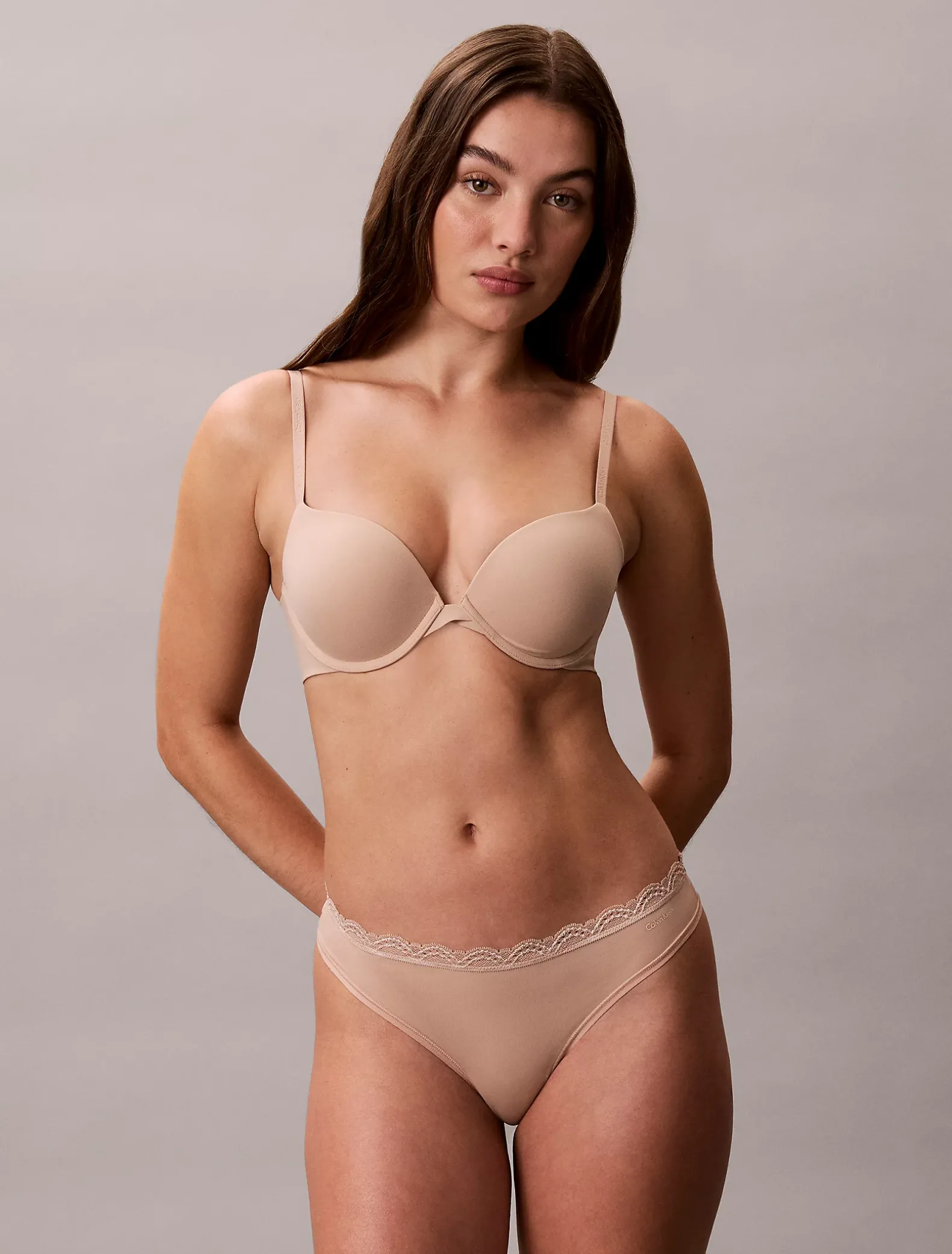 String met lage taille - Microfibre Stretch With Lace
