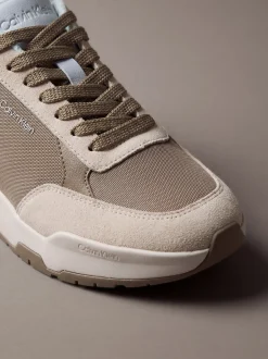 Suède chunky dadsneakers