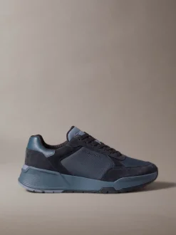 Suède chunky dadsneakers