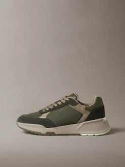 Suède chunky dadsneakers