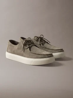 Suède hybride derbyschoenen