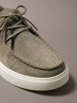 Suède hybride derbyschoenen