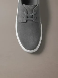 Suède hybride derbyschoenen