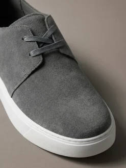 Suède hybride derbyschoenen