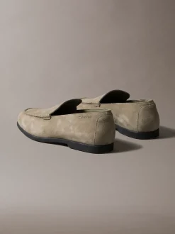 Suède hybride loafers