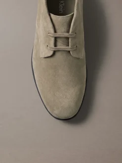 Suède hybride veterschoenen