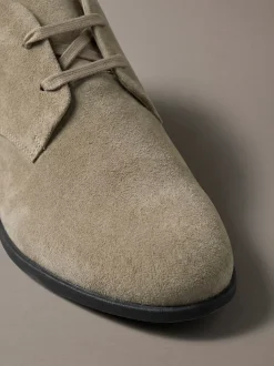 Suède hybride veterschoenen
