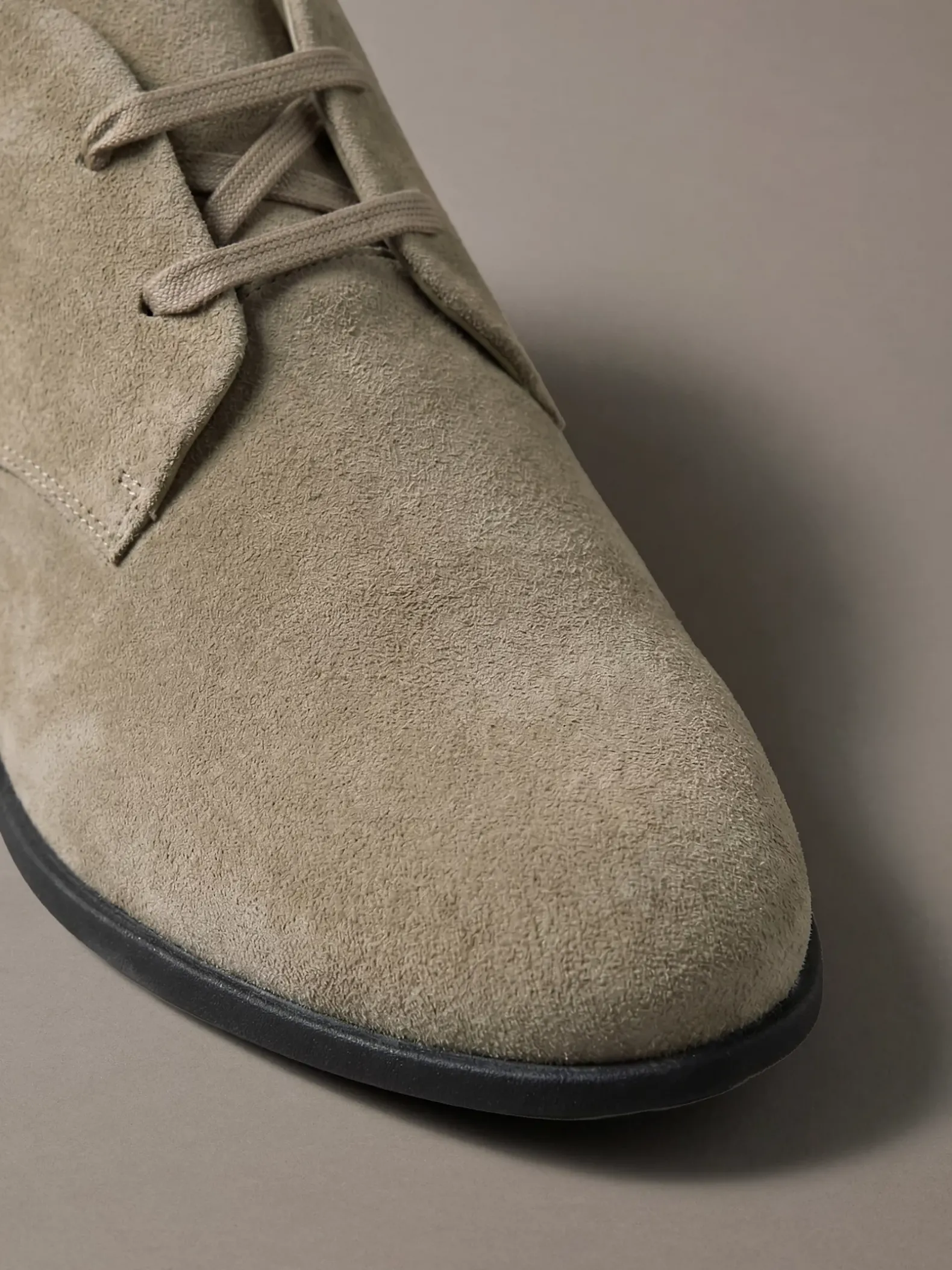 Suède hybride veterschoenen