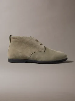 Suède hybride veterschoenen