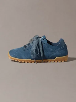Suède organza hardloopsneakers