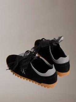 Suède organza hardloopsneakers