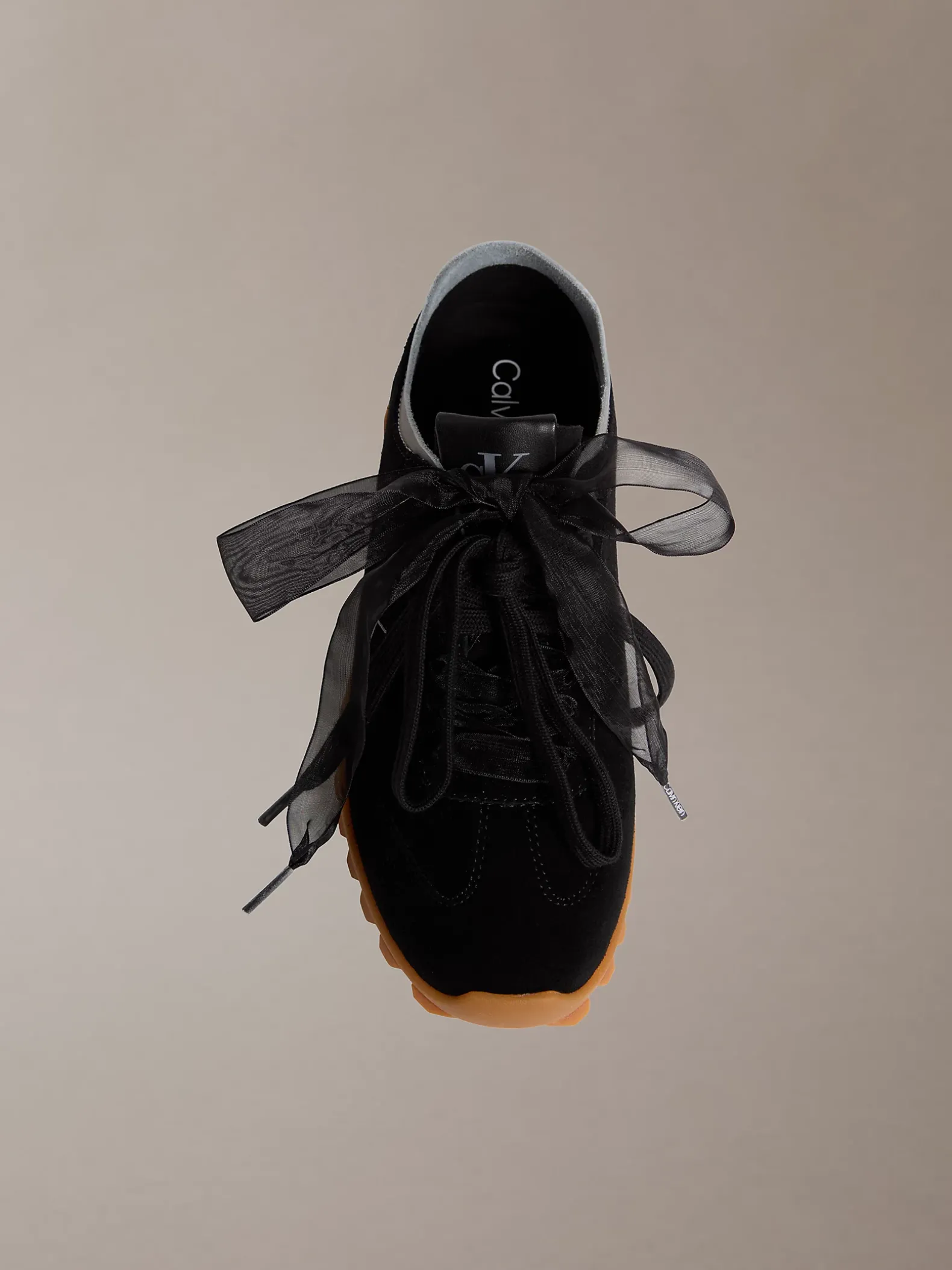 Suède organza hardloopsneakers