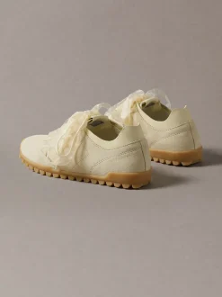 Suède organza hardloopsneakers