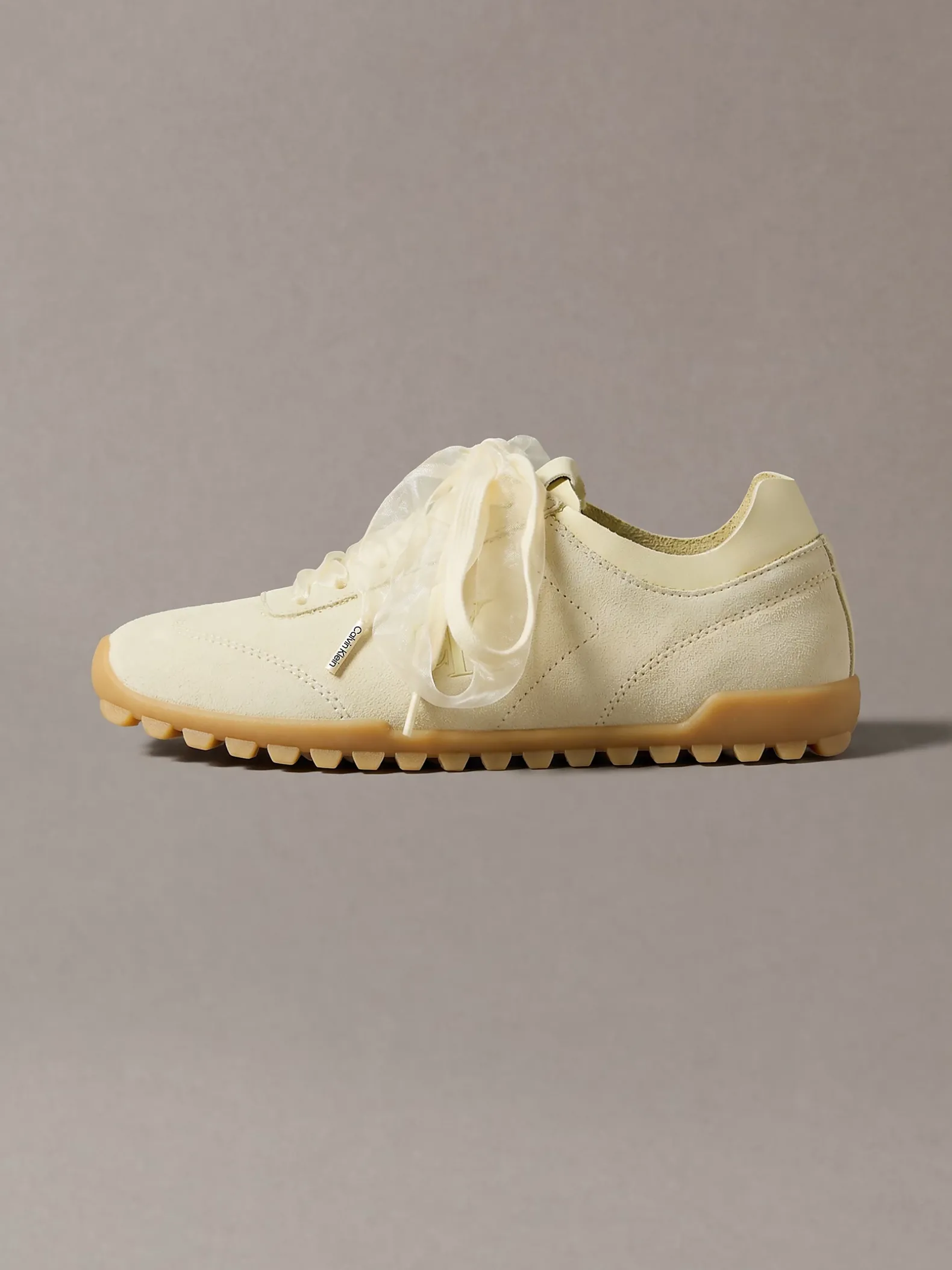 Suède organza hardloopsneakers