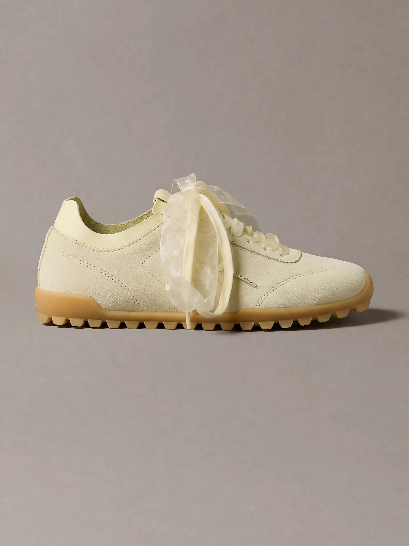 Suède organza hardloopsneakers