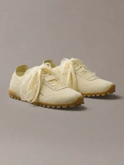 Suède organza hardloopsneakers