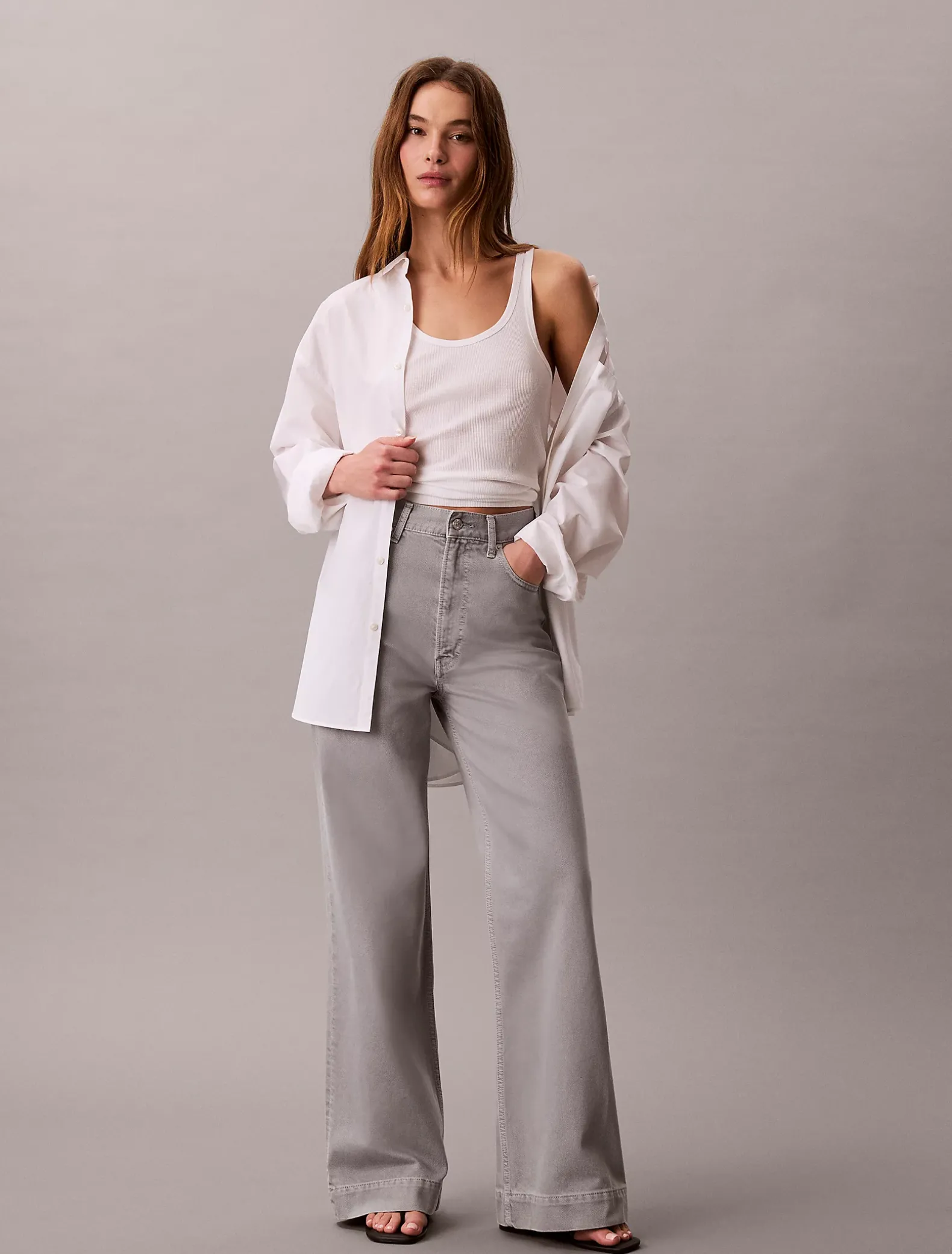 Super High Rise Wide Leg Jeans