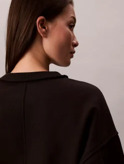 Sweatshirtjurk van badstofkatoen