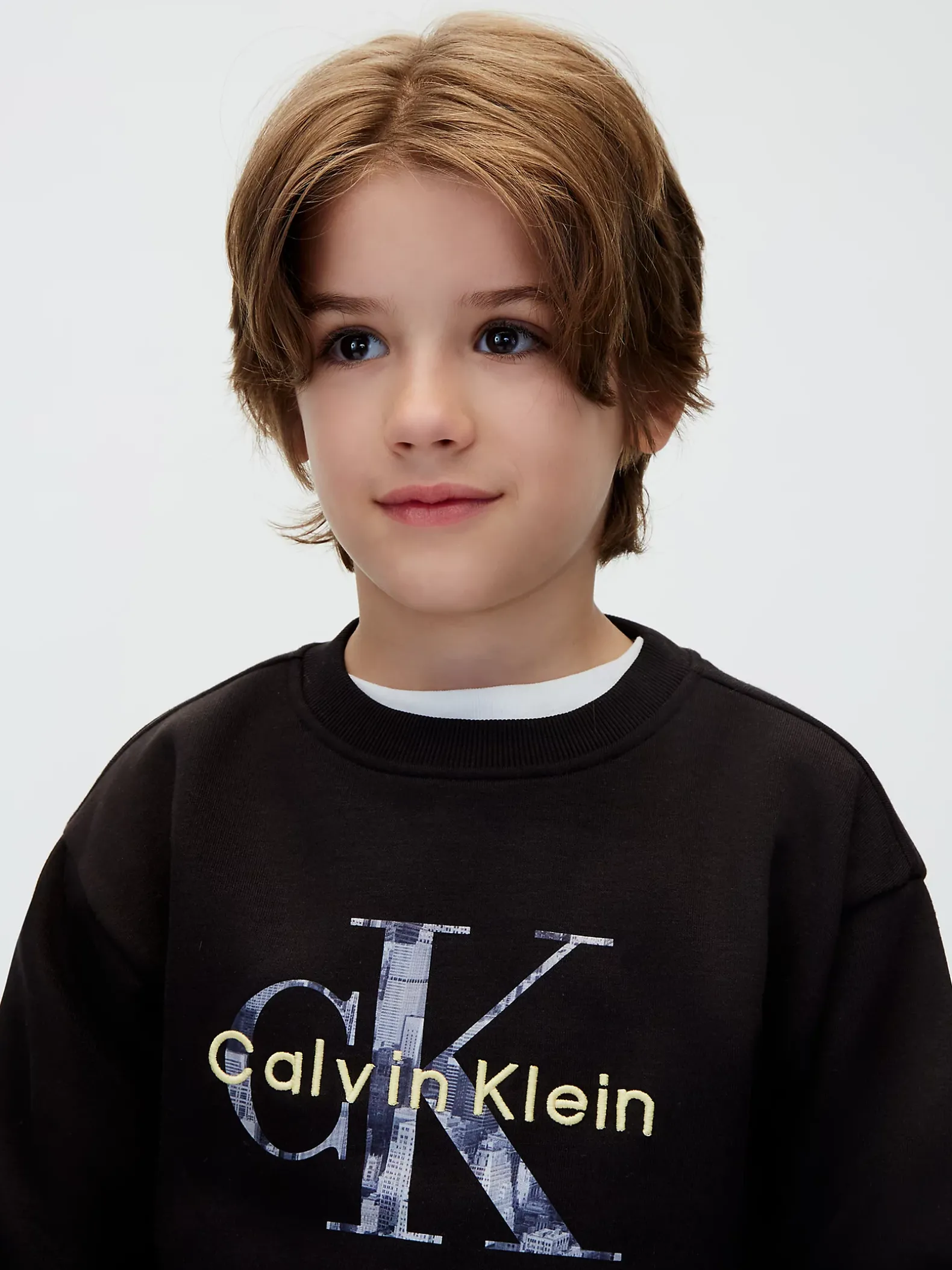 Sweatshirt met logo voor kinderen