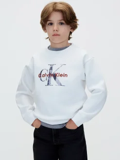 Sweatshirt met logo voor kinderen