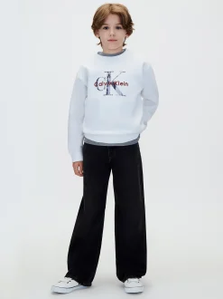 Sweatshirt met logo voor kinderen