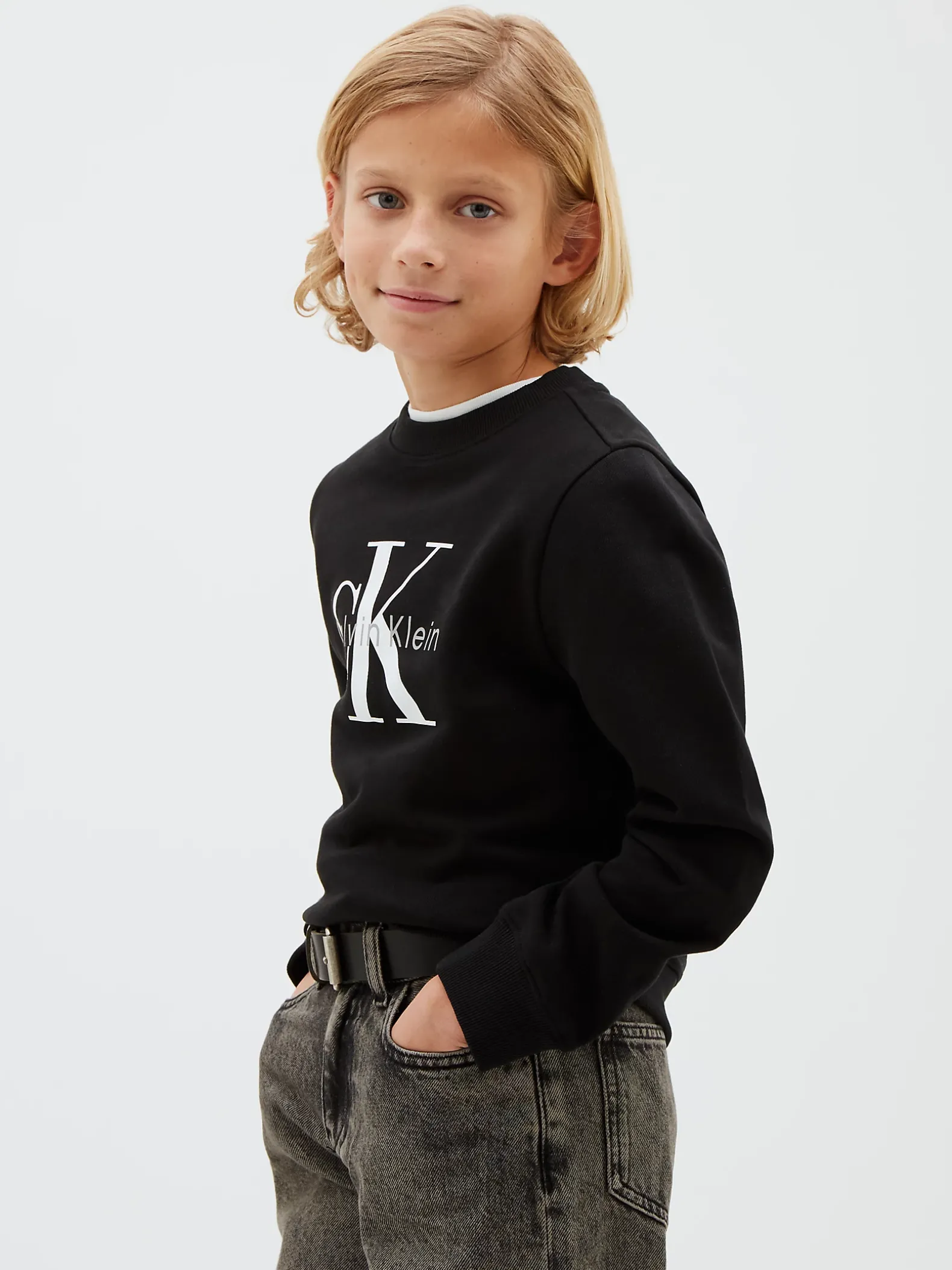 Sweatshirt met logo voor kinderen