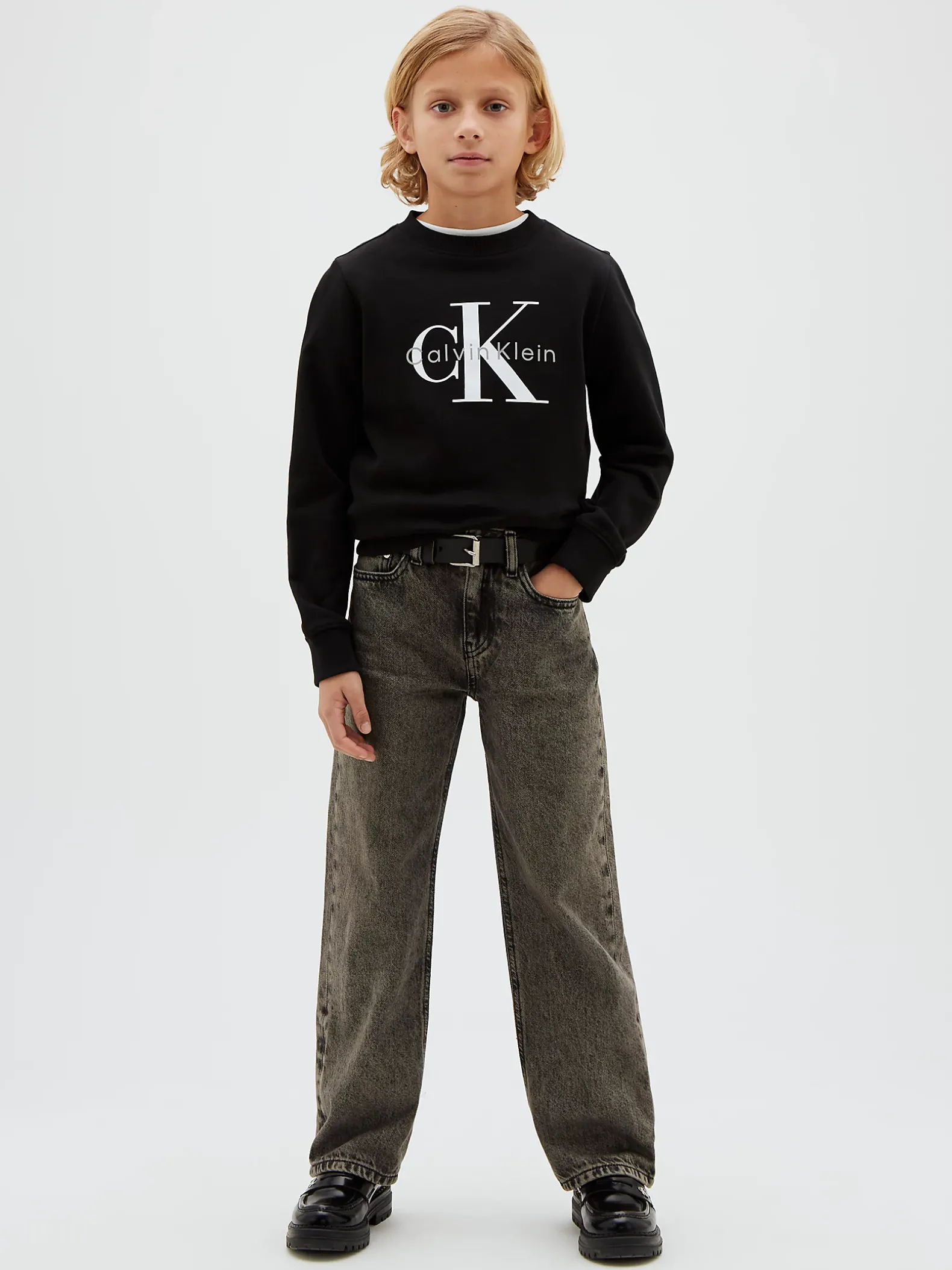 Sweatshirt met logo voor kinderen