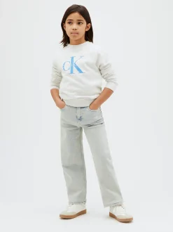 Sweatshirt met logo voor kinderen