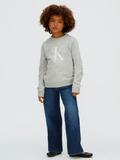 Sweatshirt met logo voor kinderen