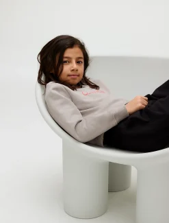 Sweatshirt met logo voor kinderen