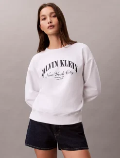 Sweatshirt met varsity-logo