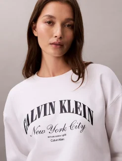 Sweatshirt met varsity-logo