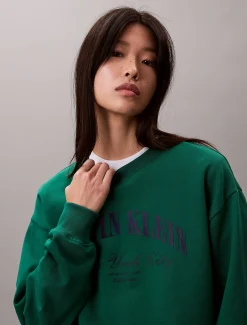 Sweatshirt met varsity-logo