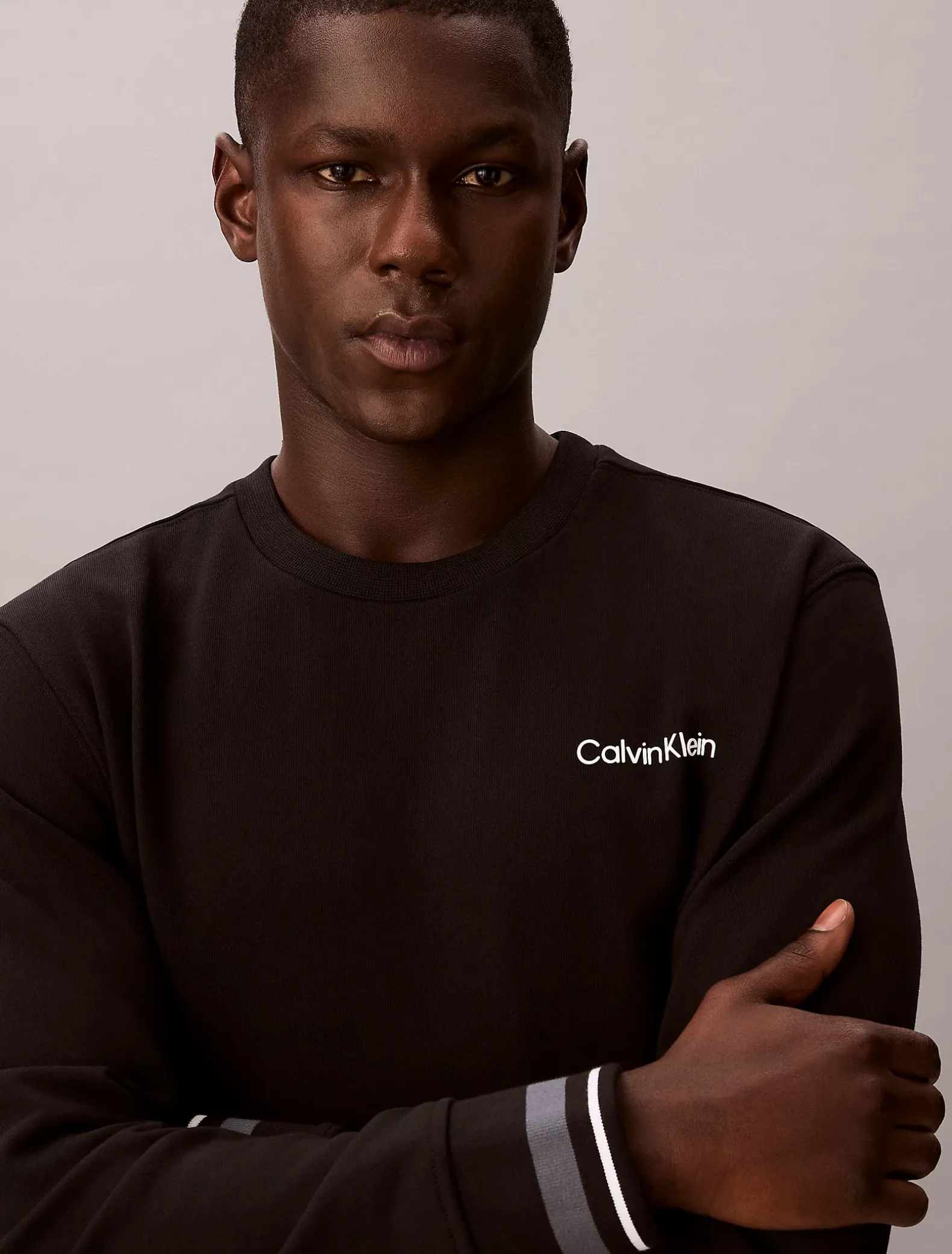 Sweatshirt van zacht badstofkatoen