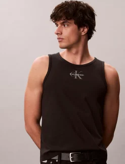 Tanktop met monogramlogo