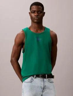 Tanktop met monogramlogo