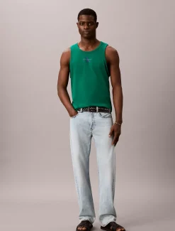 Tanktop met monogramlogo