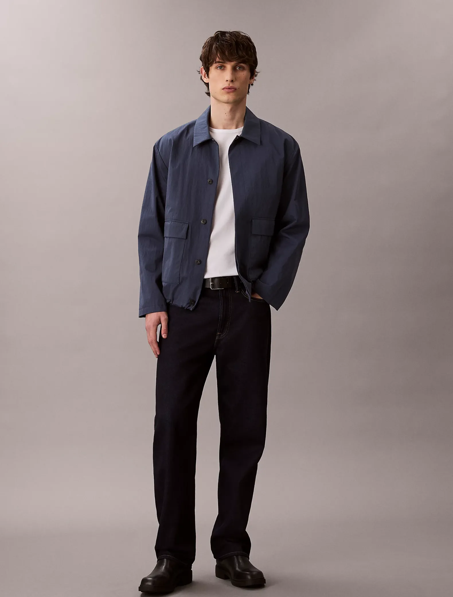 Technisch twill blousonjack