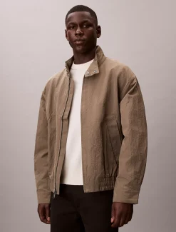 Tech relaxed blouson-jack