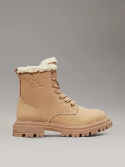 Teddy snowboots voor kinderen