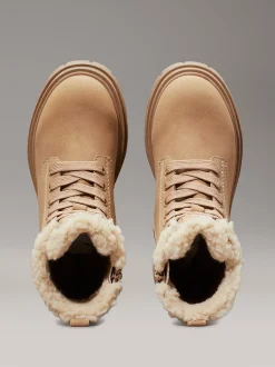 Teddy snowboots voor kinderen