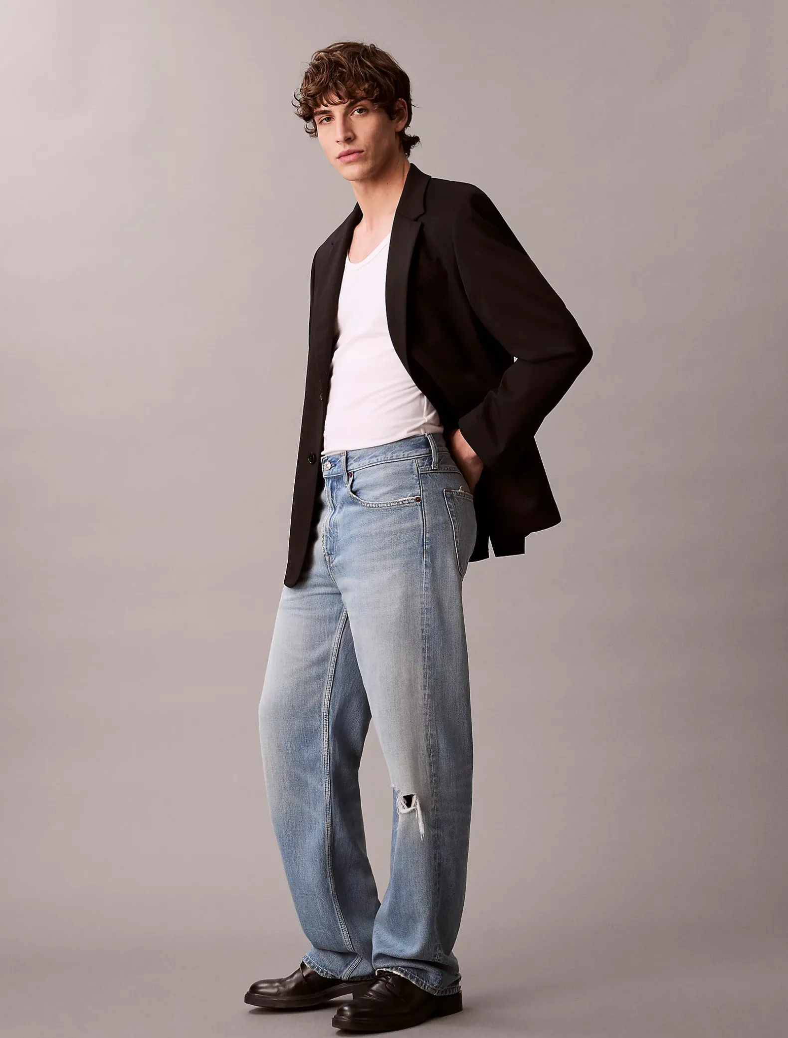 Tencel Blend 90s Straight Jeans