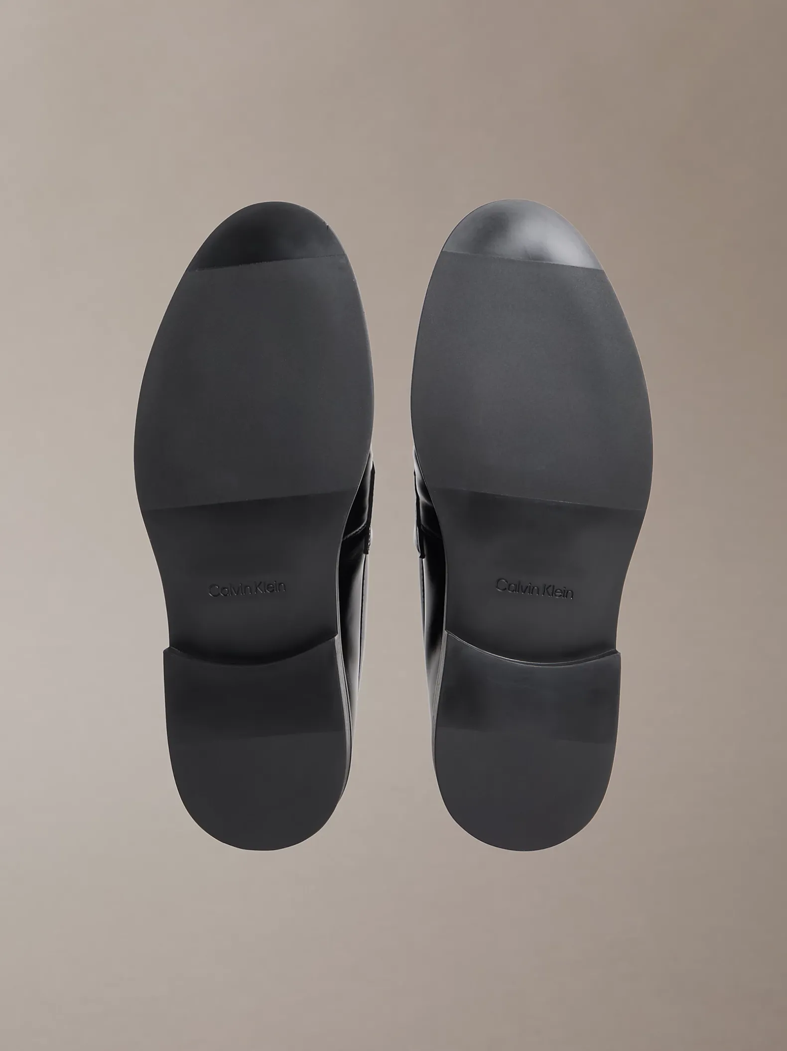 Theo - Leren geplooide penny loafers