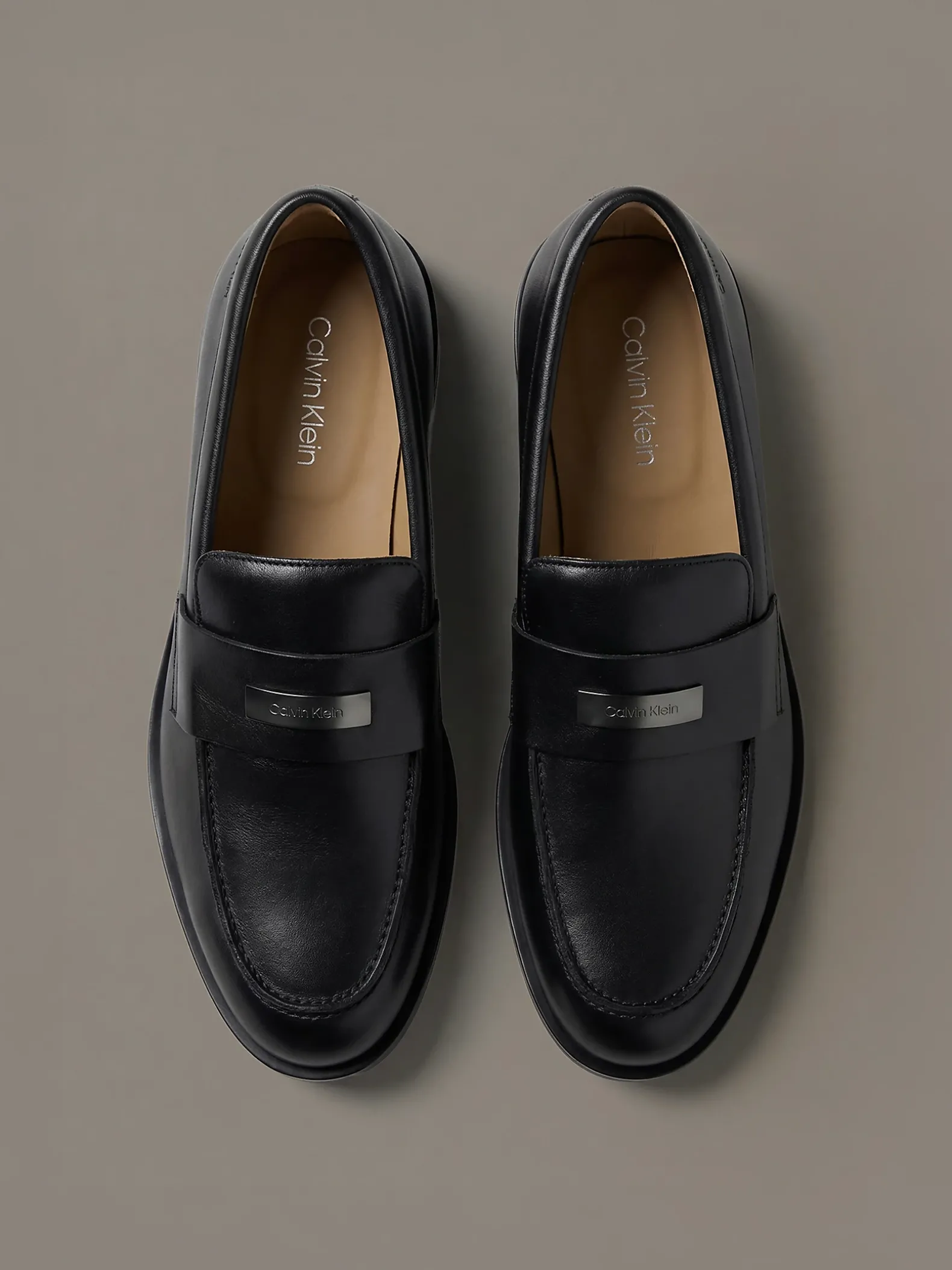 Theo - Leren penny loafers
