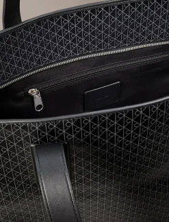 Tote bag met all-over embleemlogo