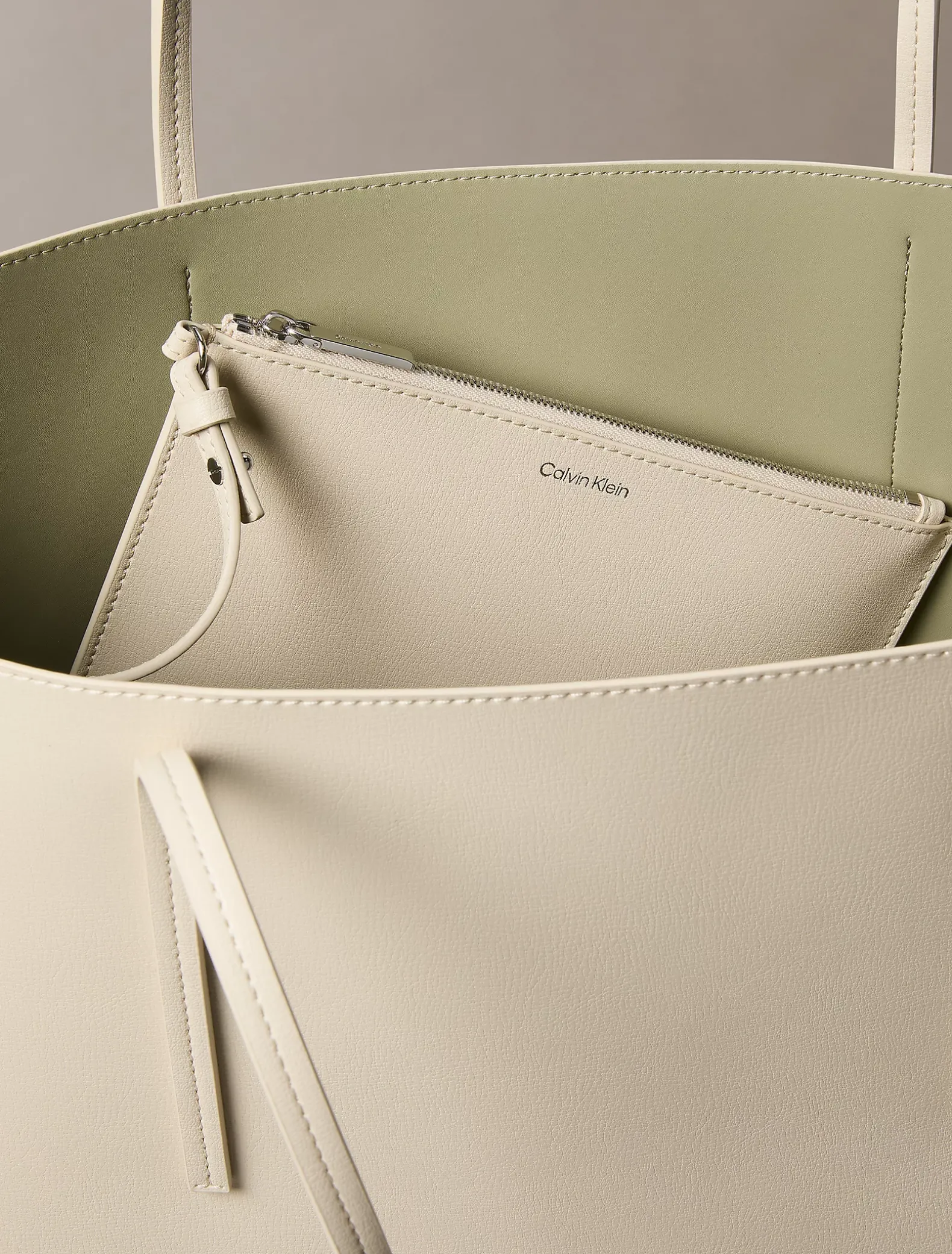 Tote bag met etui en folielogo