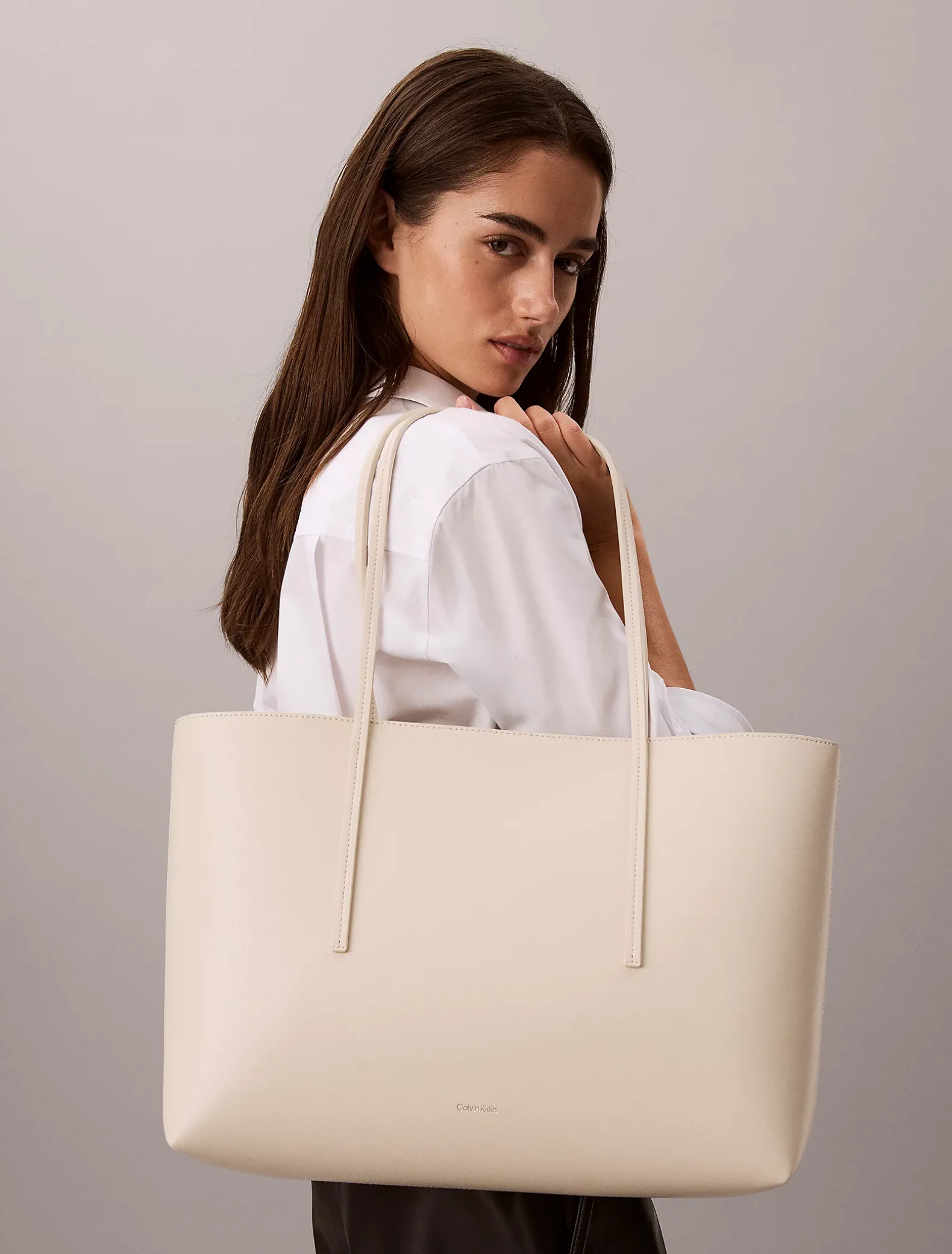 Tote bag met etui en folielogo