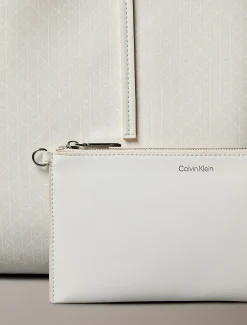 Tote bag met gecoat embleem en buidel